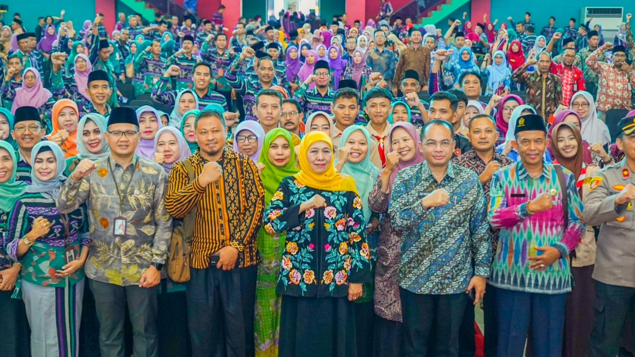 HBH dengan 1.600 Guru se-Bakorwil Madiun, Khofifah: Kejar Prestasi dan Bangun Akhlakul Karimah