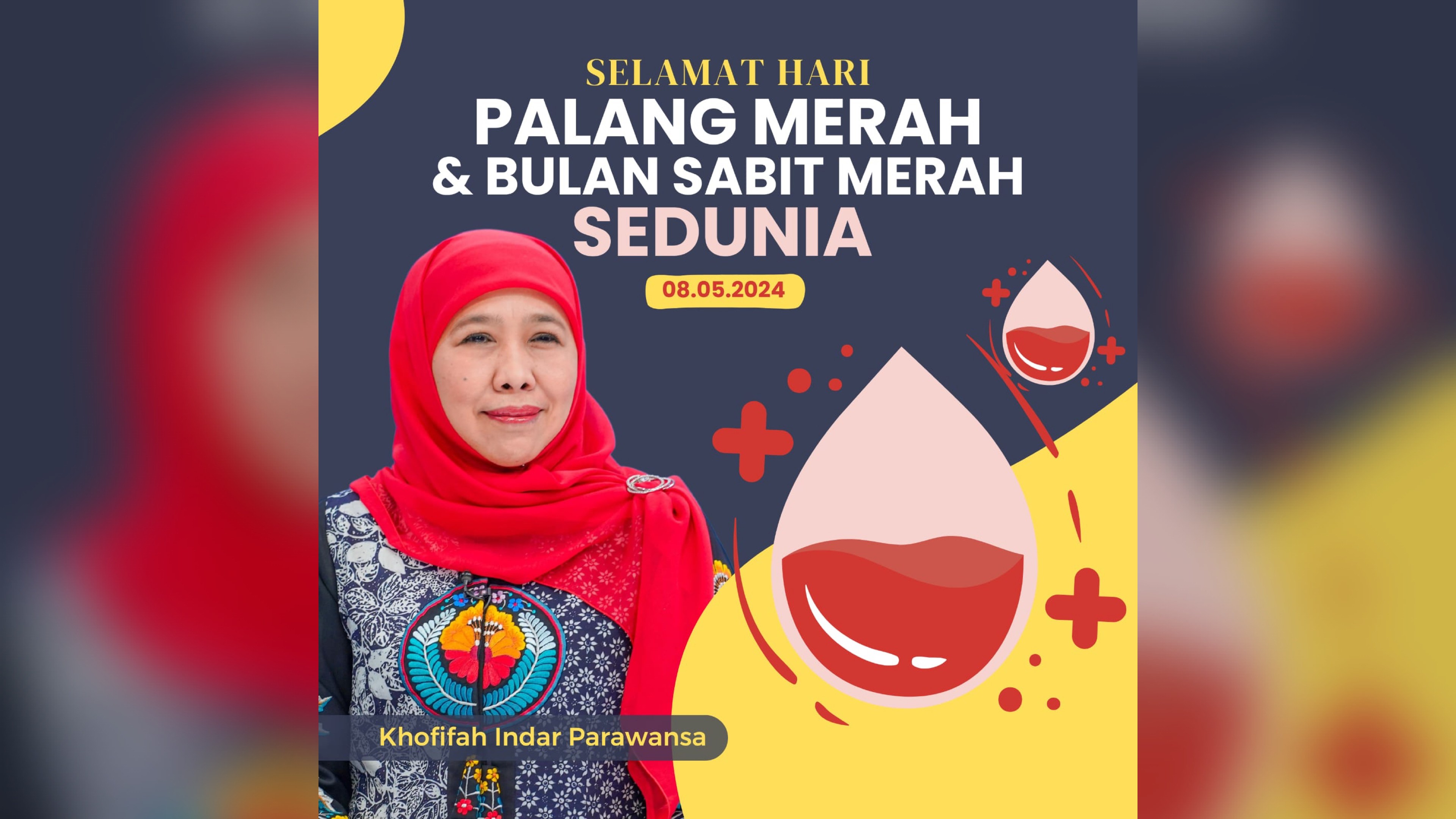Hari Palang Merah Internasional, Khofifah: Ayo Donor Darah untuk Selamatkan Nyawa Orang Lain