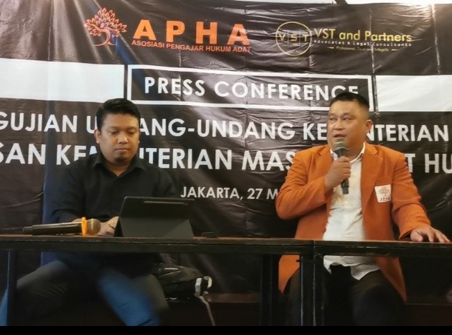 Lewat MK, APHA Dorong Kementerian Masyarakat Adat Segera Terbentuk