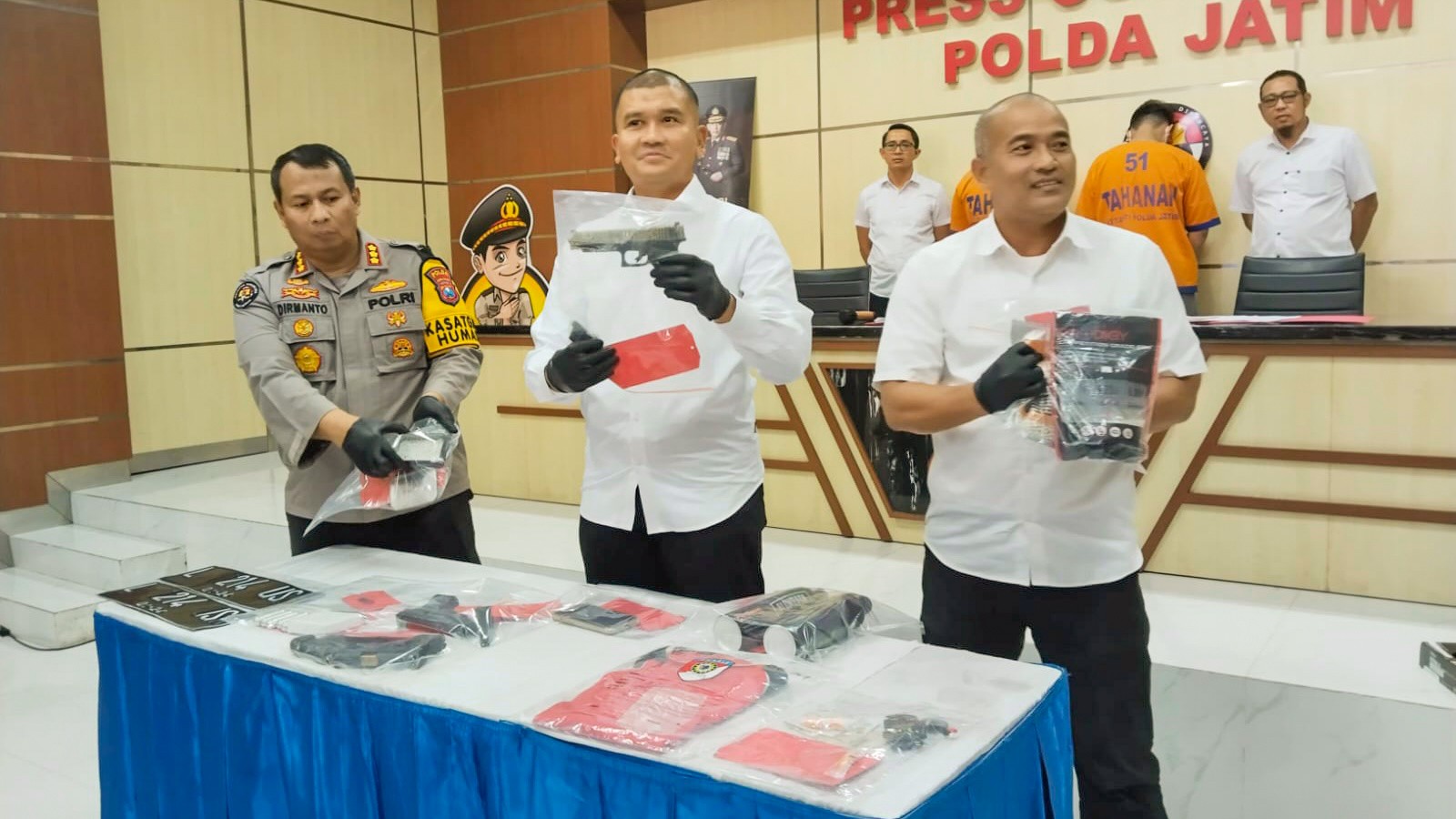 Terobsesi Main Game, Ketiga Pelaku Penembakan di Jalan Tol Berhasil Ditangkap Polda Jatim