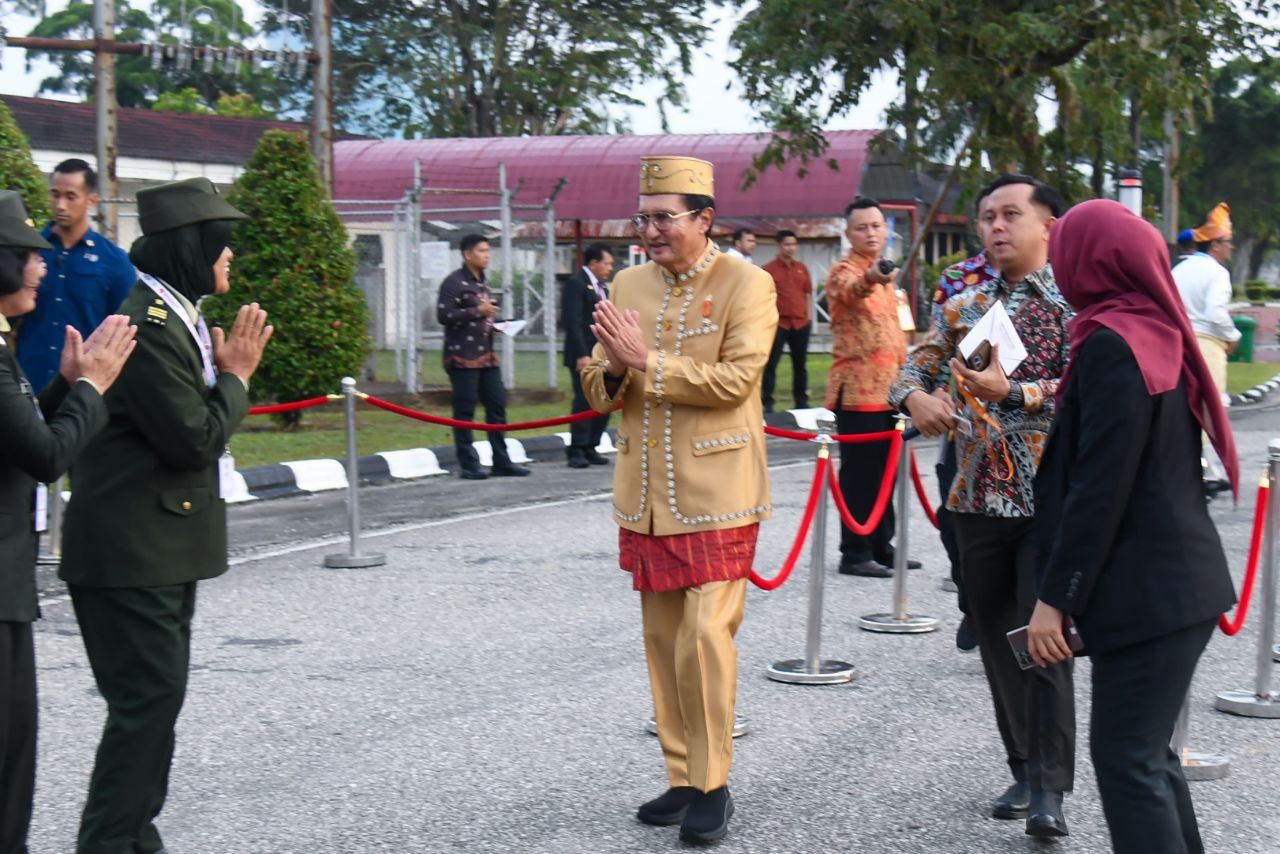 Hadir Di Upacara Peringatan Harlah Pancasila, Fadel Muhammad: Kita Gelorakan Semangat Pancasila Dari Daerah Riau