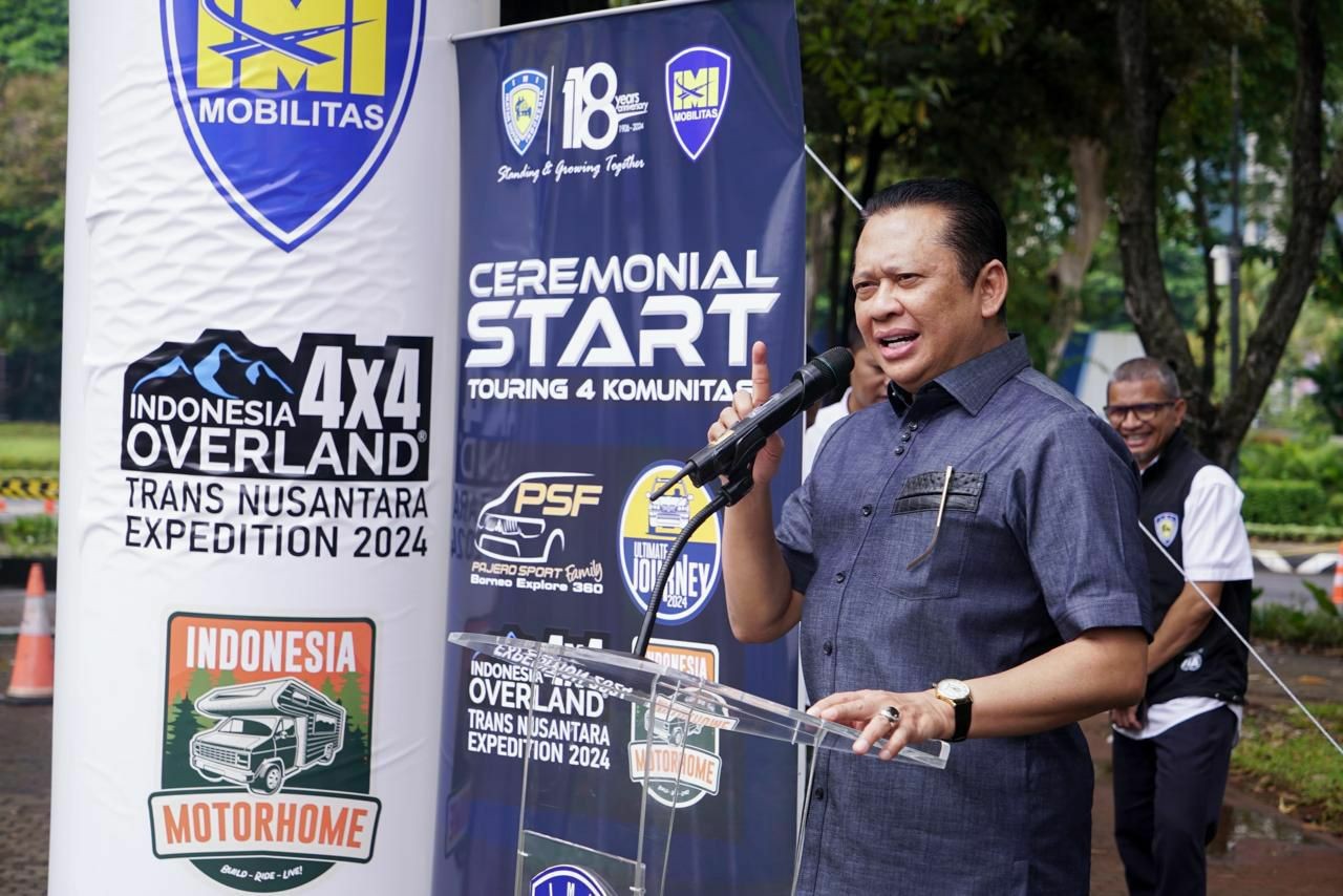 Bamsoet Lepas Start Ceremony Touring International 4 Komunitas Otomotif