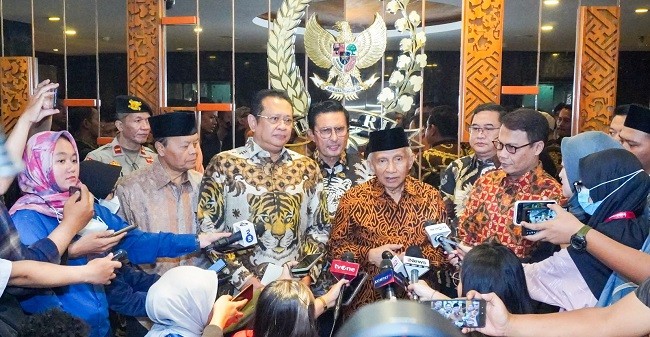 Bertemu Amien Rais, Ketua MPR RI: Seharusnya 'Democracy is King', bukan 'Cash is King'