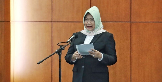 Pelantikan Empat Pejabat Tinggi Pratama Setjen MPR, Siti Fauziah : Junjung Tinggi Kejujuran dan Integritas