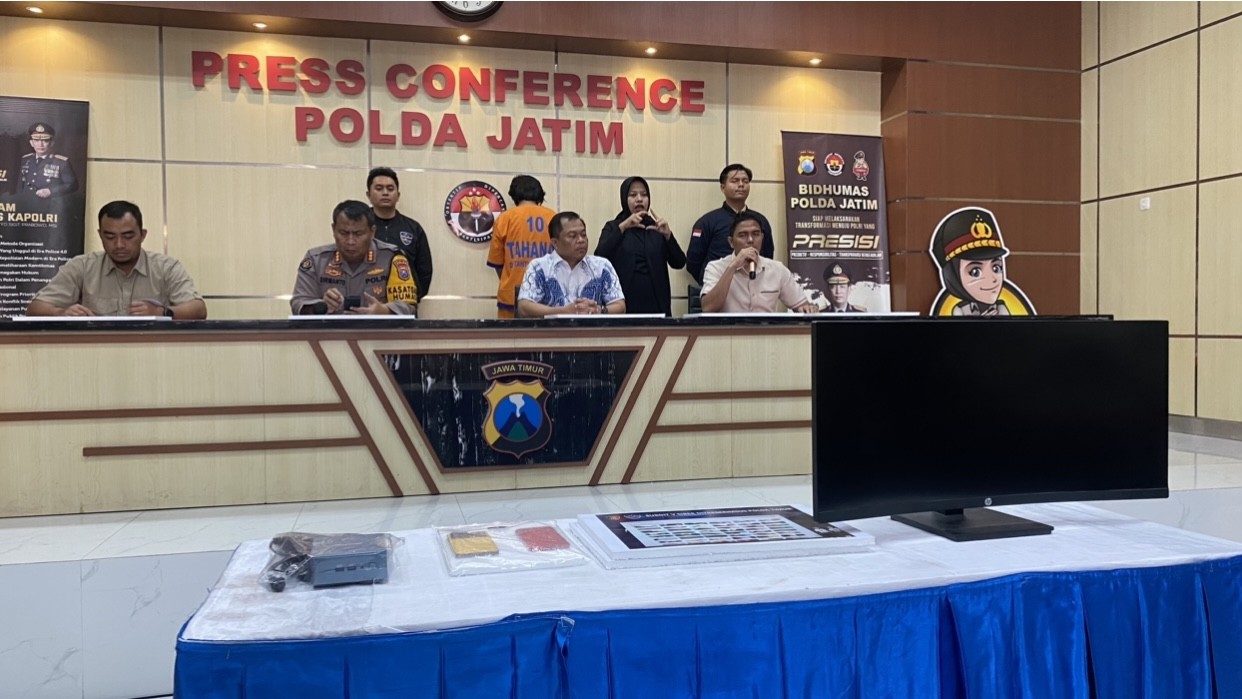 280 Website Porno dengan 141 Juta View, Pelaku Berhasil Dibekuk Polda Jatim