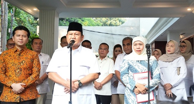 Gerindra Resmi Usung Khofifah-Emil di Pilgub Jatim 