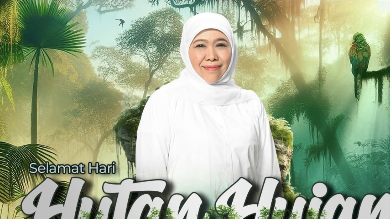 Khofifah Ajak Masyarakat Jaga Kelestarian Hutan Hujan untuk Keberlangsungan Makhluk Hidup