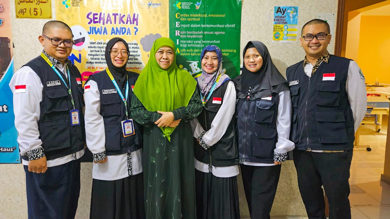 Kunjungi KKHI Mekkah, Khofifah Berikan Semangat Bagi Jemaah Haji Indonesia