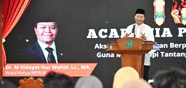 Keynote Speech Academia Politica IMM, HNW: Generasi Muda Harus Mempunyai Kesadaran Pentingnya Berpolitik