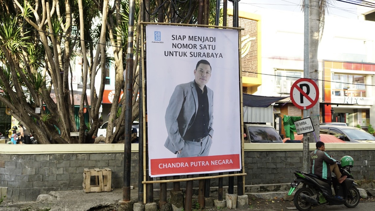 Chandra Putra Negara Jagoan Baru Lawan Eri Cahyadi di Pilwali Surabaya