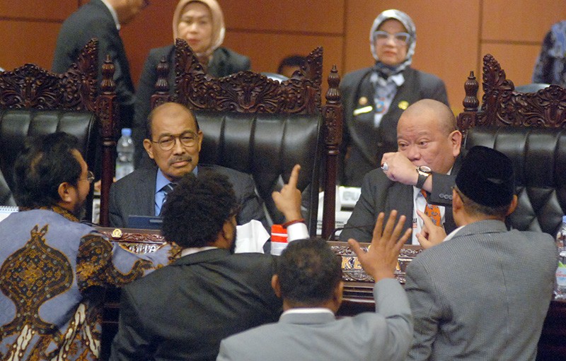 Sidang Paripurna ke-12 DPD RI Ricuh