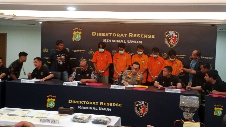 Polisi Tangkap Lima Spesialis Pencurian, 18 Bajaj Telah Dimutilasi 