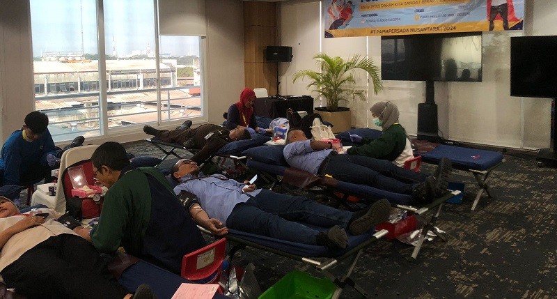 Tanamkan Jiwa Kepedulian Sosial Terhadap Masyarakat, PAMA Kembali Gelar Donor Darah 
