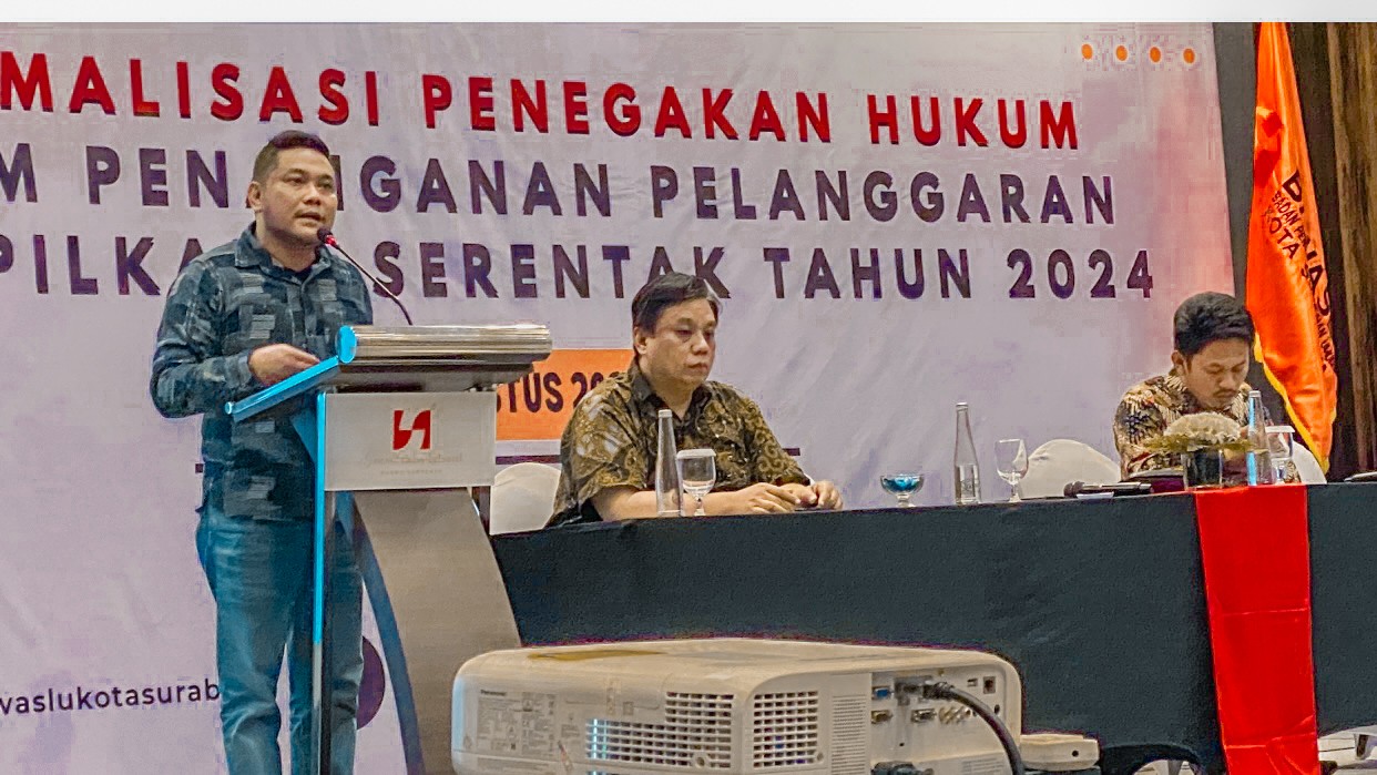 Antisipasi Potensi Pidana Pilwali 2024, Bawaslu Surabaya Gelar Optimalisasi Penegakan Hukum