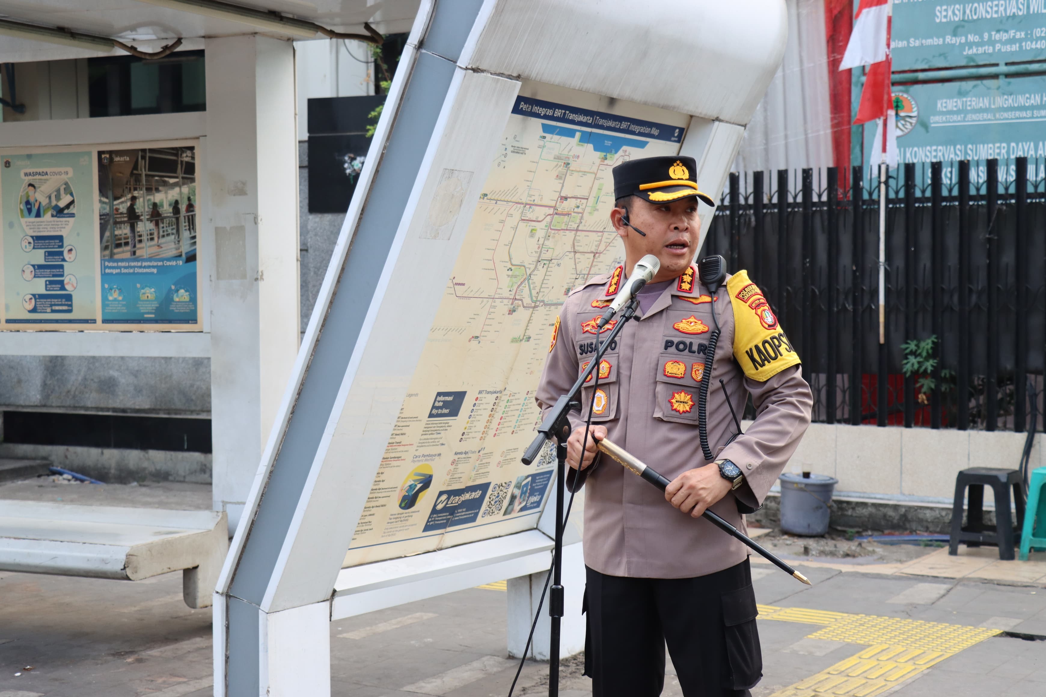 1.291 Personel Gabungan Amankan Pendaftaran Cagub Cawagub Jakarta 