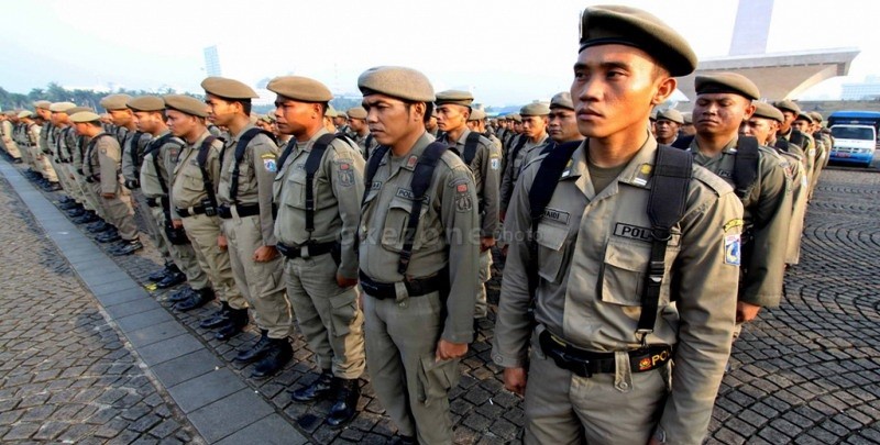Satpol PP DKI Lakukan Pengamanan Pendaftaran Cagub-cawagub Jakarta 