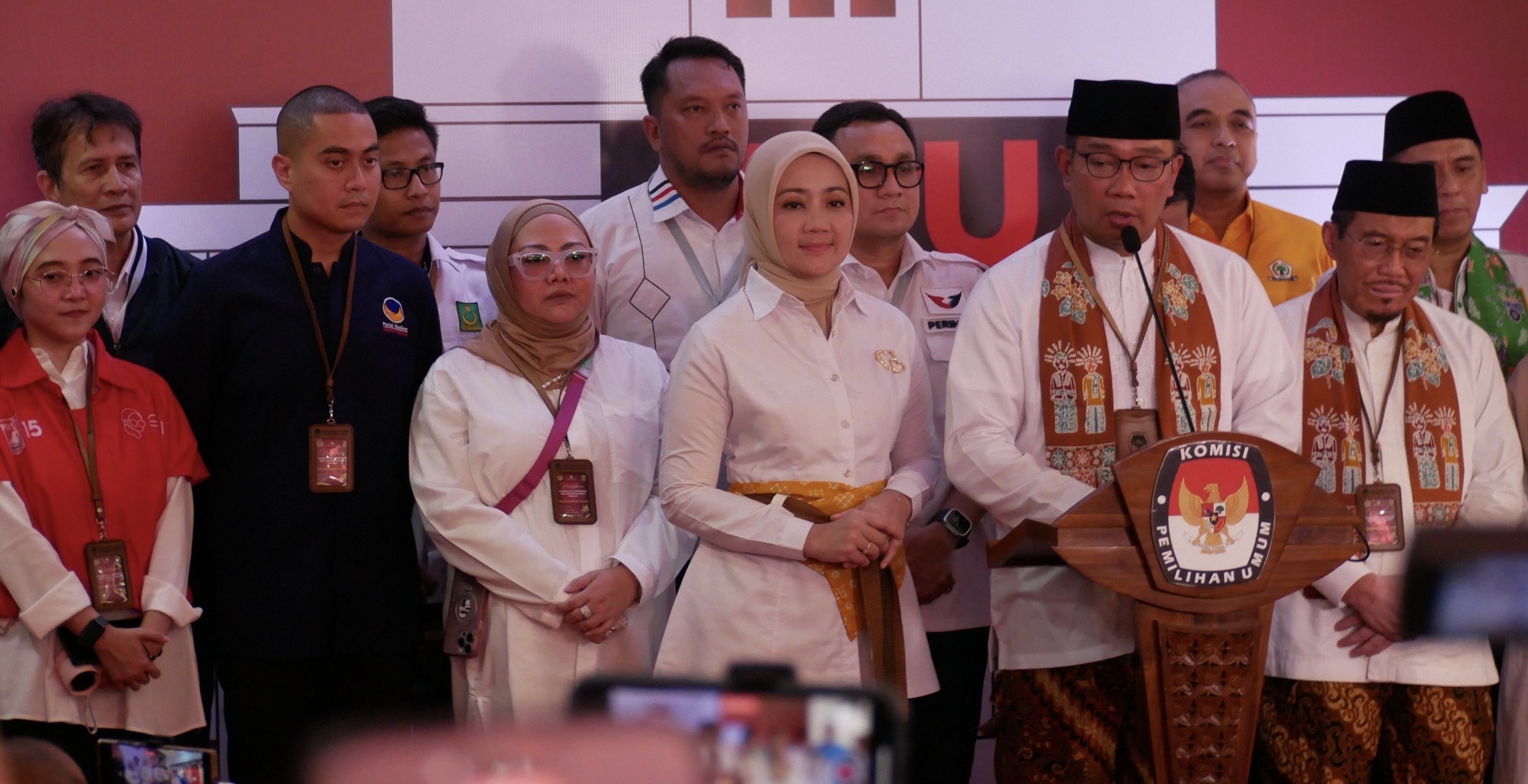 NasDem Jakarta Dampingi Ridwan Kamil - Suswono Daftar ke KPU