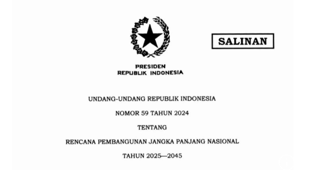 Presiden Jokowi Teken UU RPJPN 2025-2045