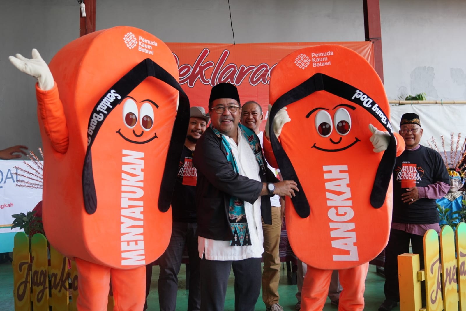 Pemuda Kaum Betawi Deklarasi Dukung Pram-Rano di Pilgub Jakarta