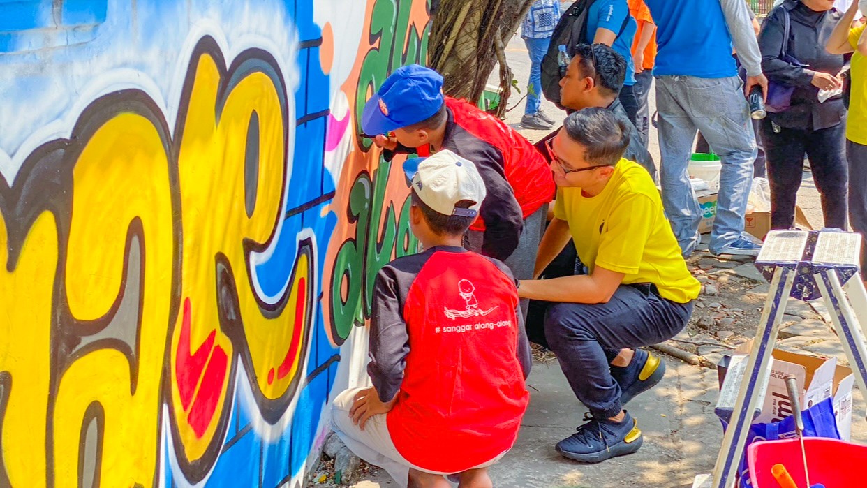 Ascott Indonesia Cluster East Java Gelar Kampanye Giving As One di Sanggar Alang-Alang Surabaya