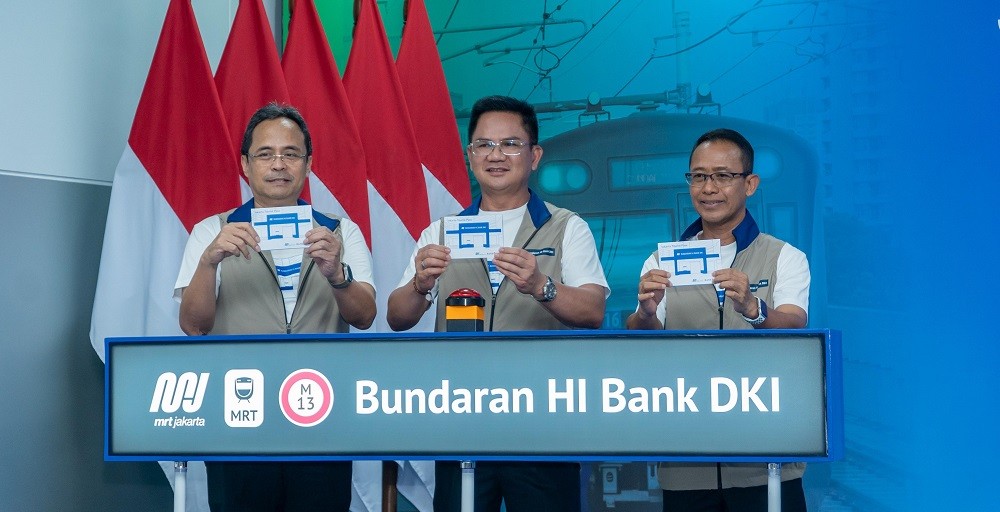 Bank DKI dan MRT Jakarta Resmikan Penamaan Stasiun Bundaran HI Bank DKI