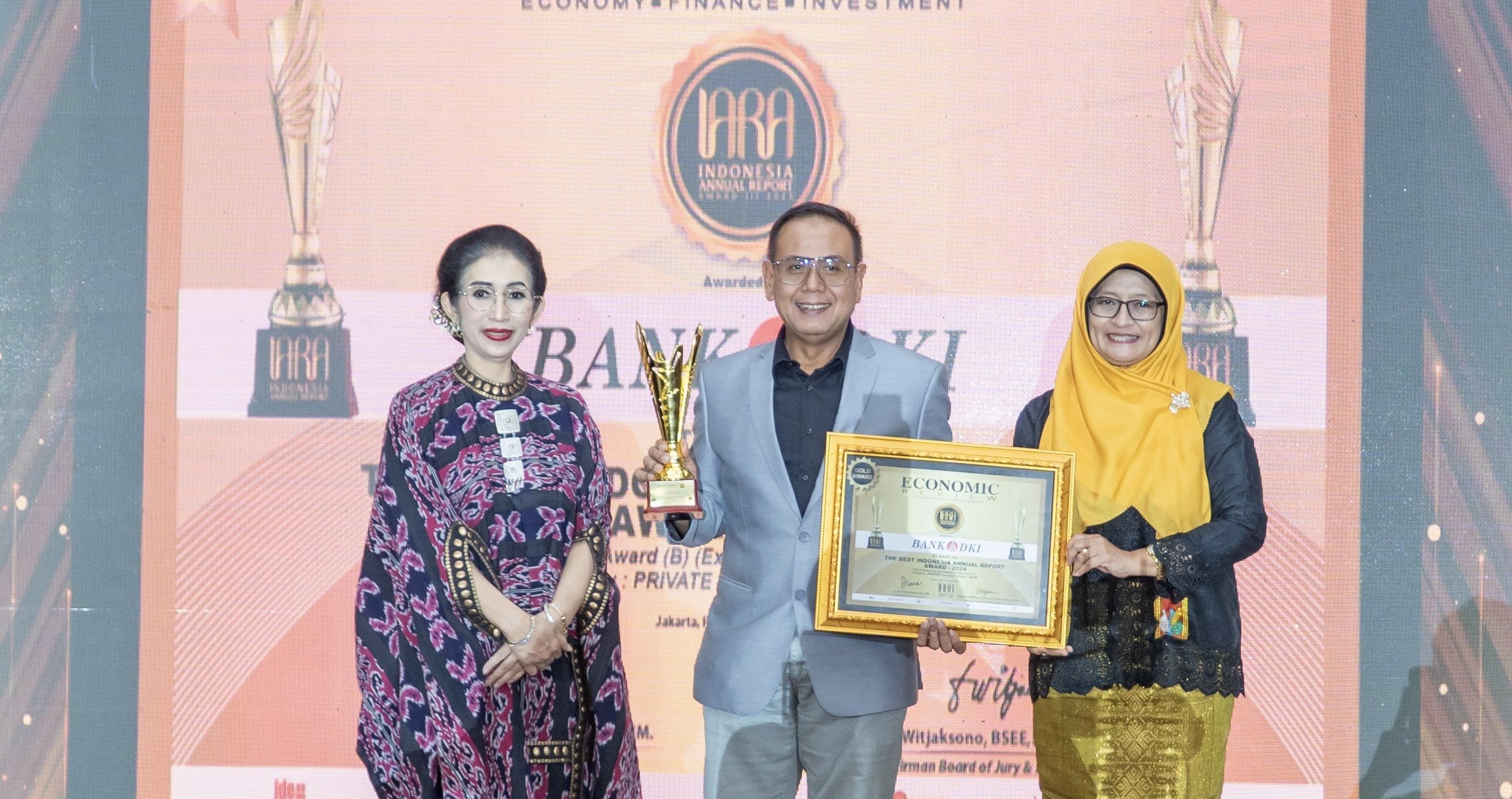 Bank DKI Raih The Best Indonesia Annual Report Award 2024