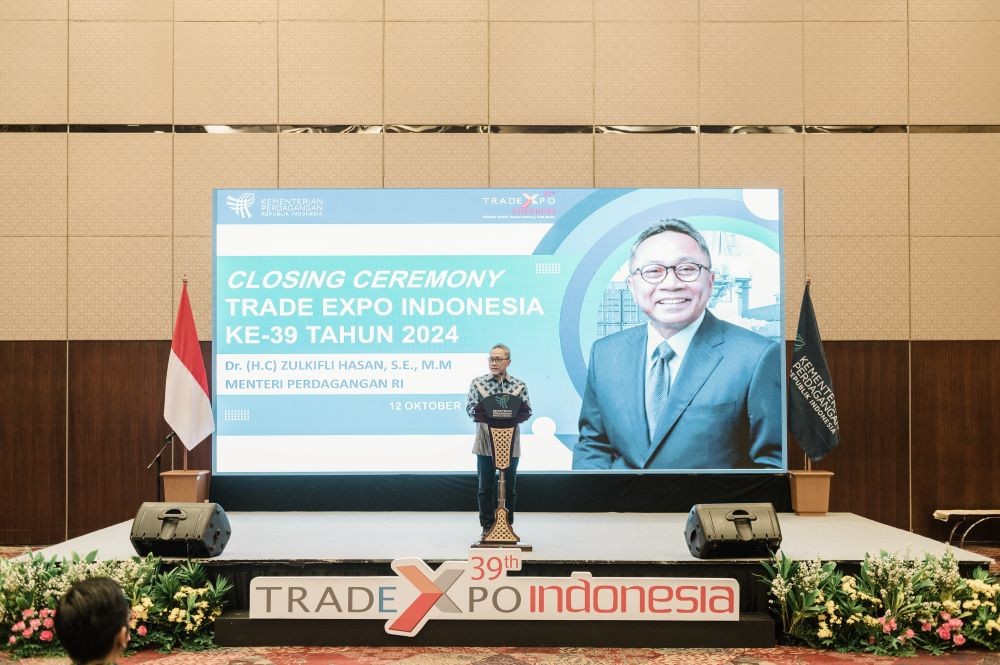 Tutup Trade Expo Indonesia ke-39, Mendag: Lampaui Target dengan Total Transaksi Capai USD 22,73 Miliar