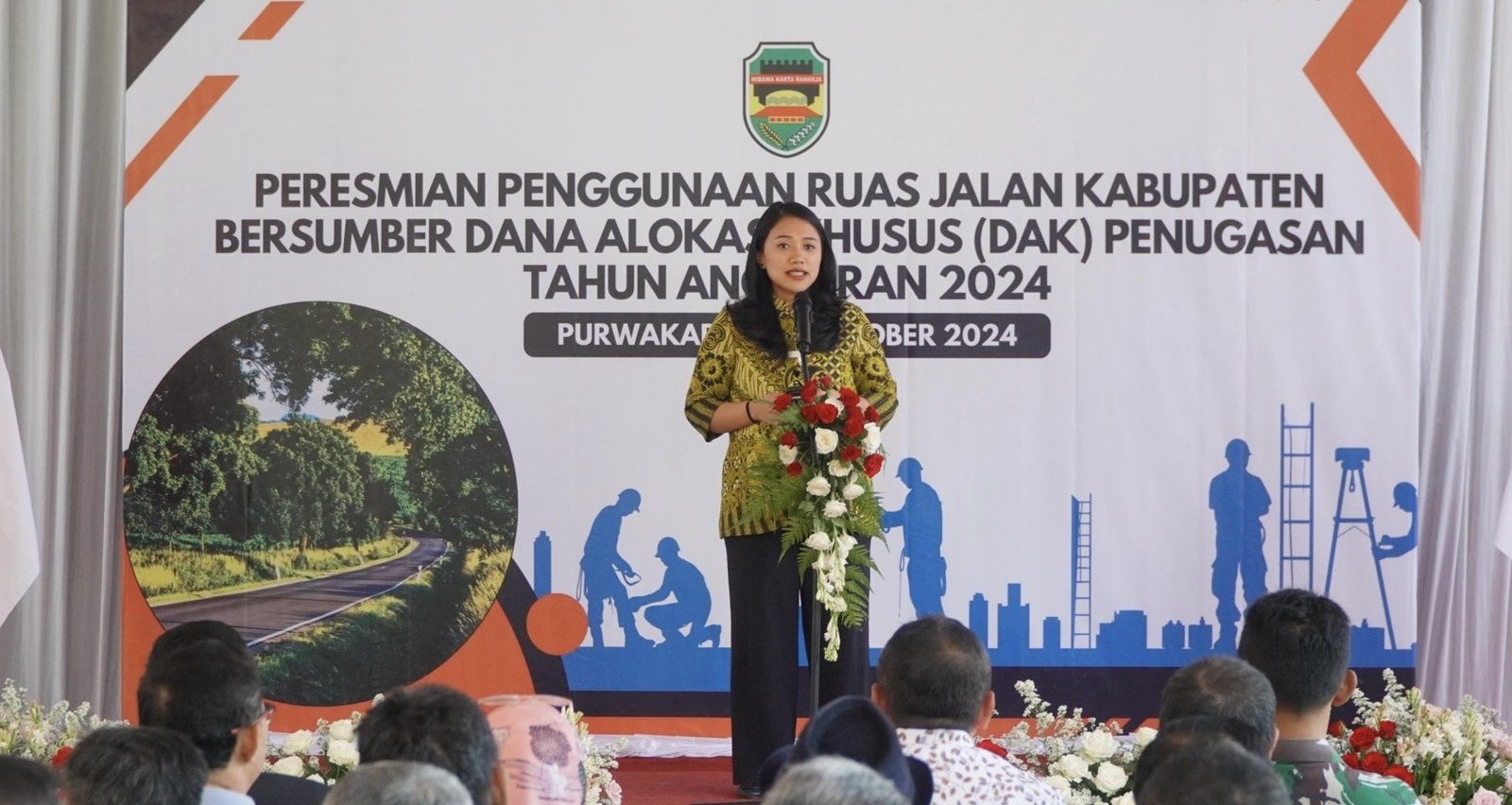 Hadiri Peresmian Penggunaan Jalan di Kabupaten Purwakarta, Ini Kata Puteri Komarudin