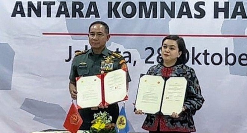 Panglima TNI dan Komnas HAM Teken MoU, Ini Tujuannya