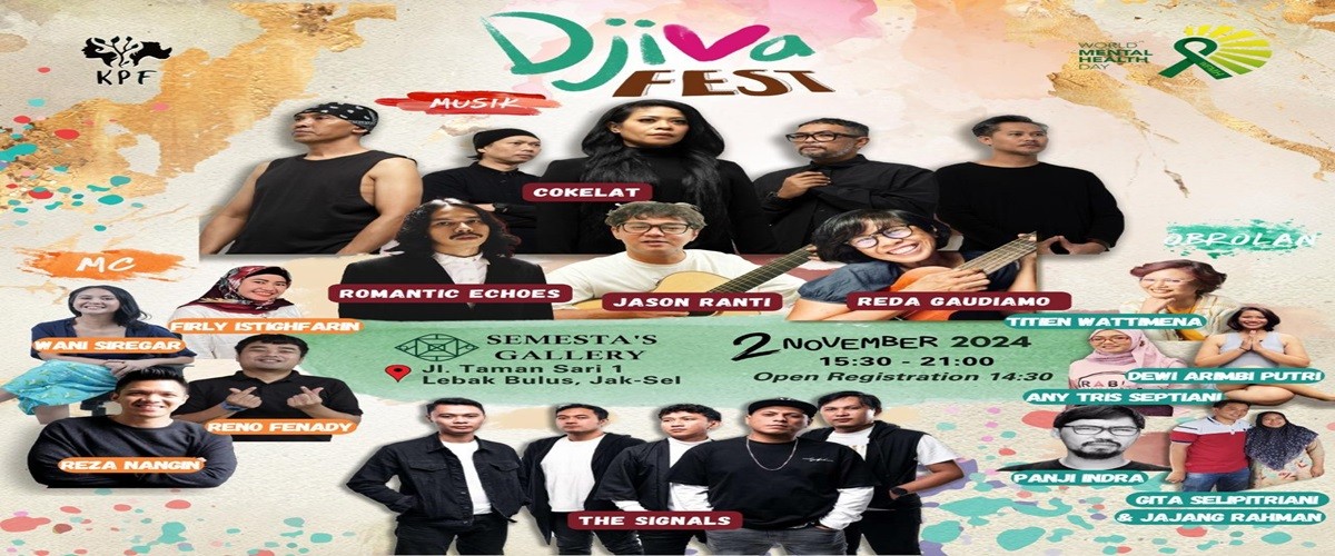 Cokelat hingga Jason Ranti Meriahkan Djiva Fest 2024: Festival Peduli Kesehatan Mental Berkonsep Piknik dan Pameran Seni