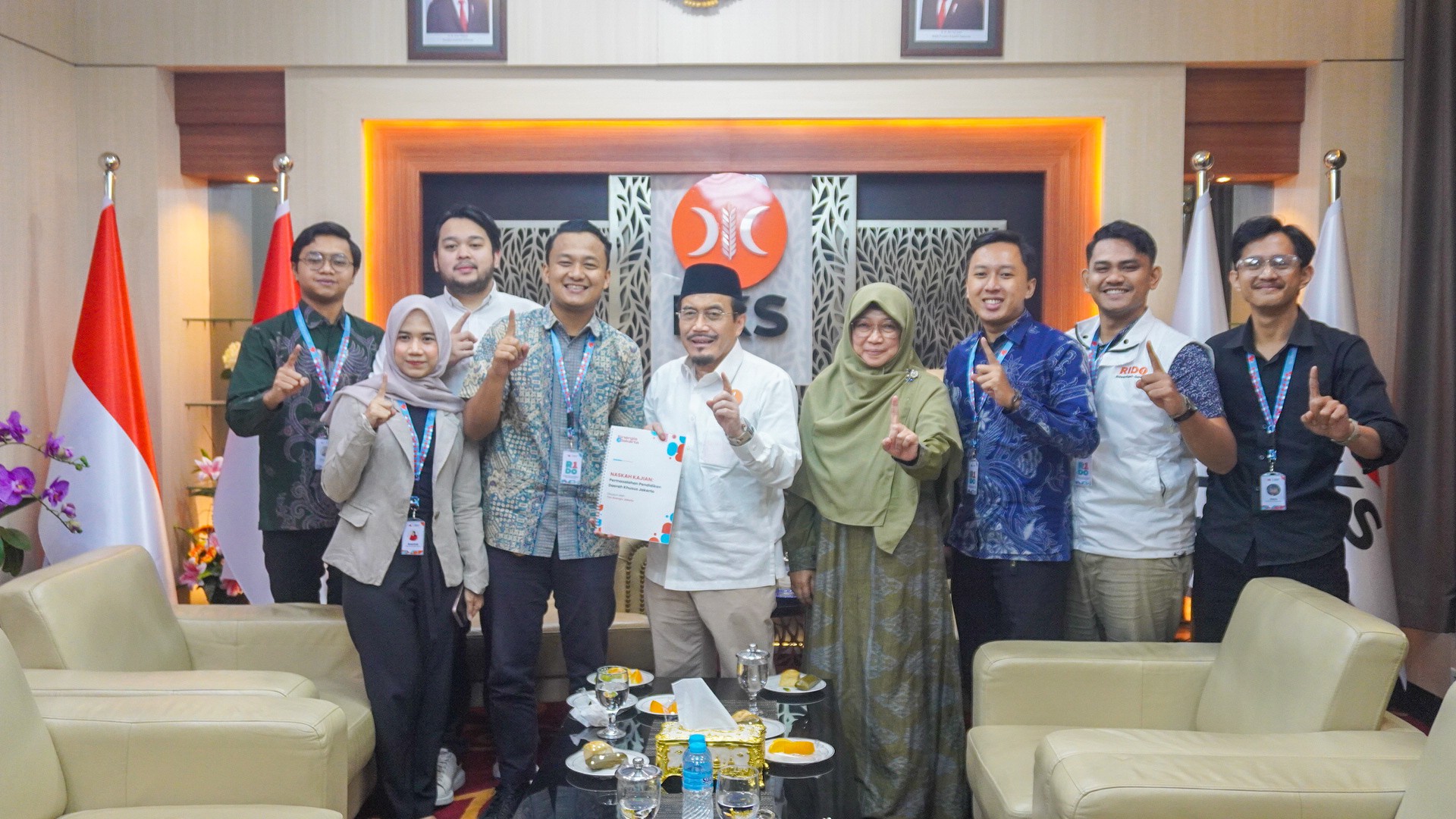 Anis Byarwati Bersama Suswono Terima  Dukungan Pemuda Jakarta untuk RIDO