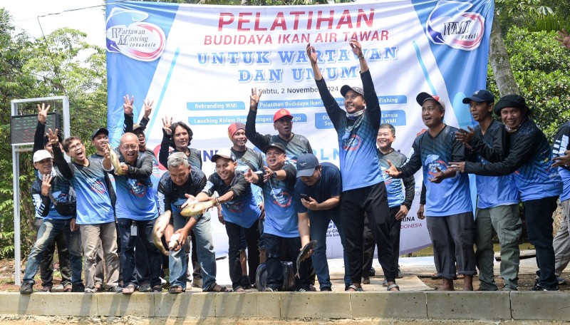 Wartawan Mancing Indonesia (WMI) Gelar Pelatihan Budidaya Ikan Air Tawar Bersama Wartawan dan Masyarakat Umum