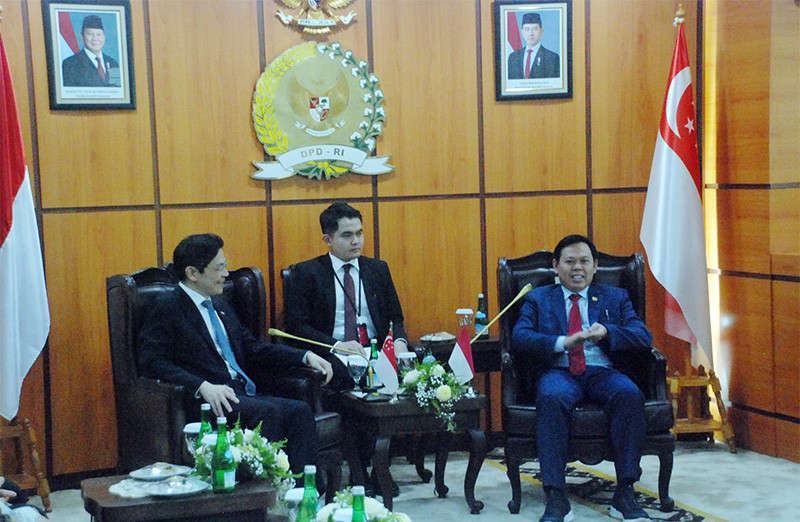 Ketua DPD RI dan PM Singapura Lawrence Wong Bicara Peningkatan Investasi Khususnya di Daerah
