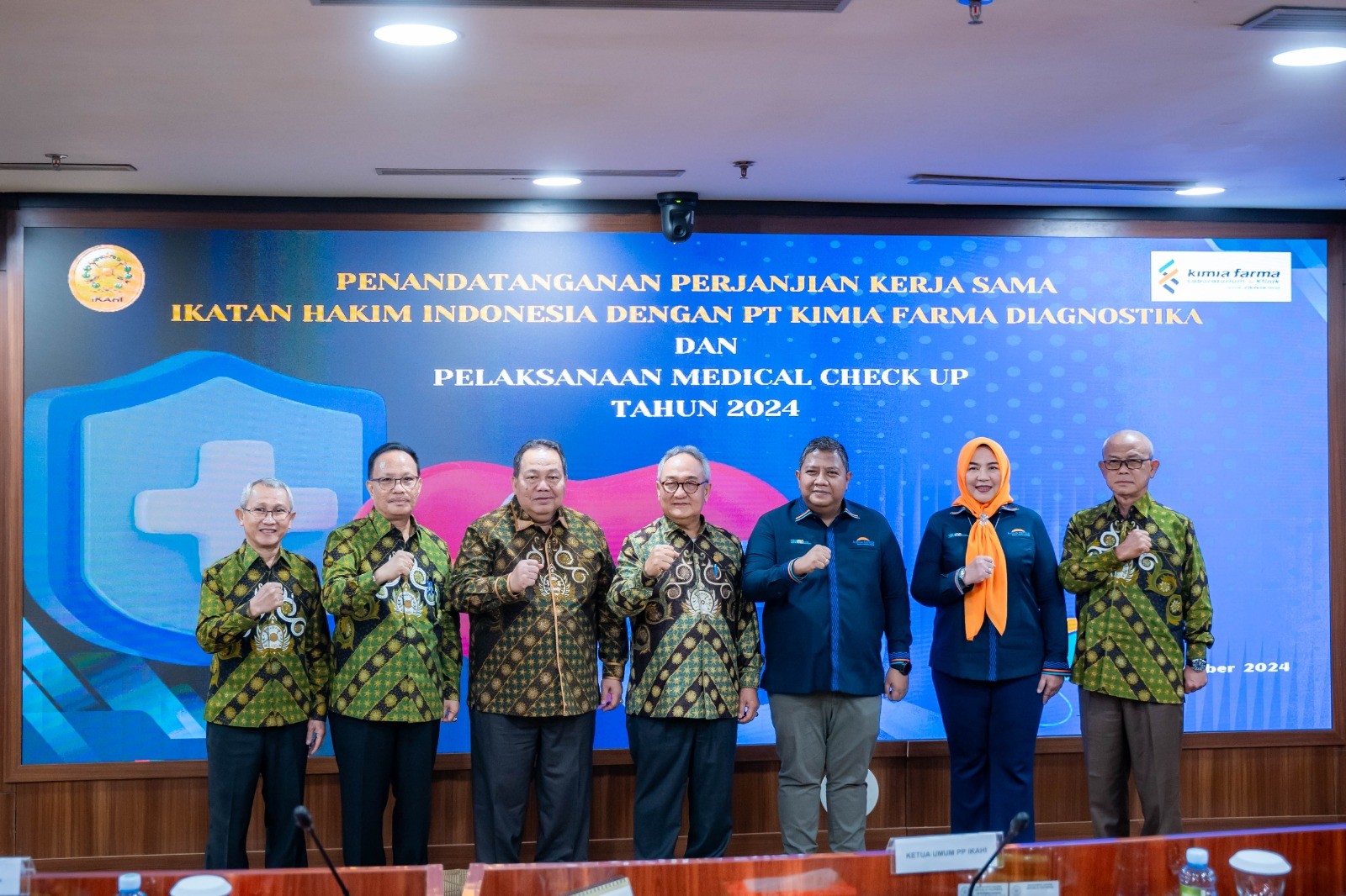 KFD Tandangani Kerja Sama Tingkatkan Pelayanan Kesehatan bagi Para Hakim