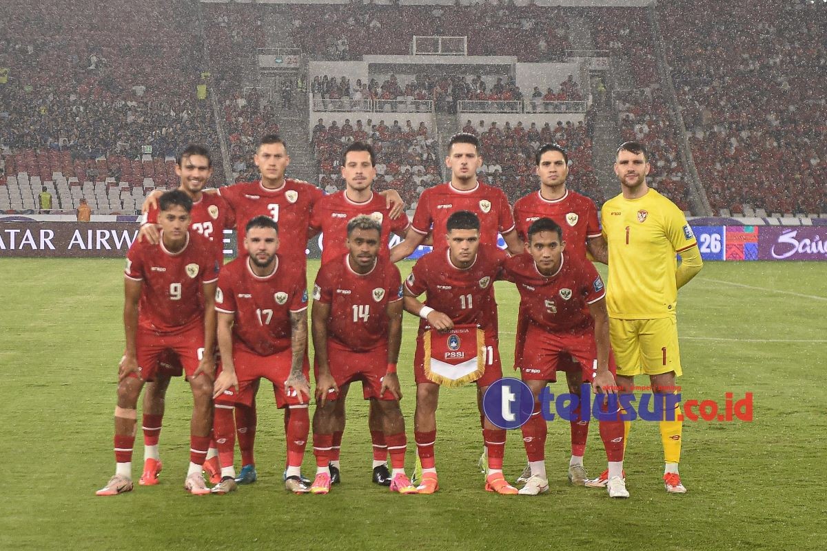 FOTO: Aksi Timnas Indonesia Pada Laga Melawan Jepang