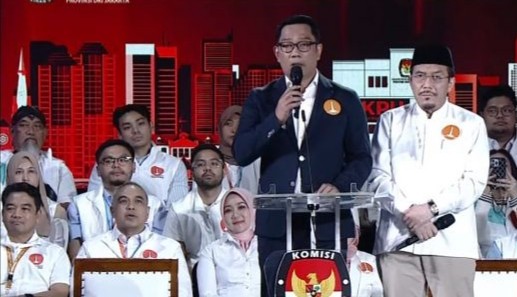 Debat Terakhir Pilkada Jakarta, Ridwan Kamil Serang Anies dan Ahok