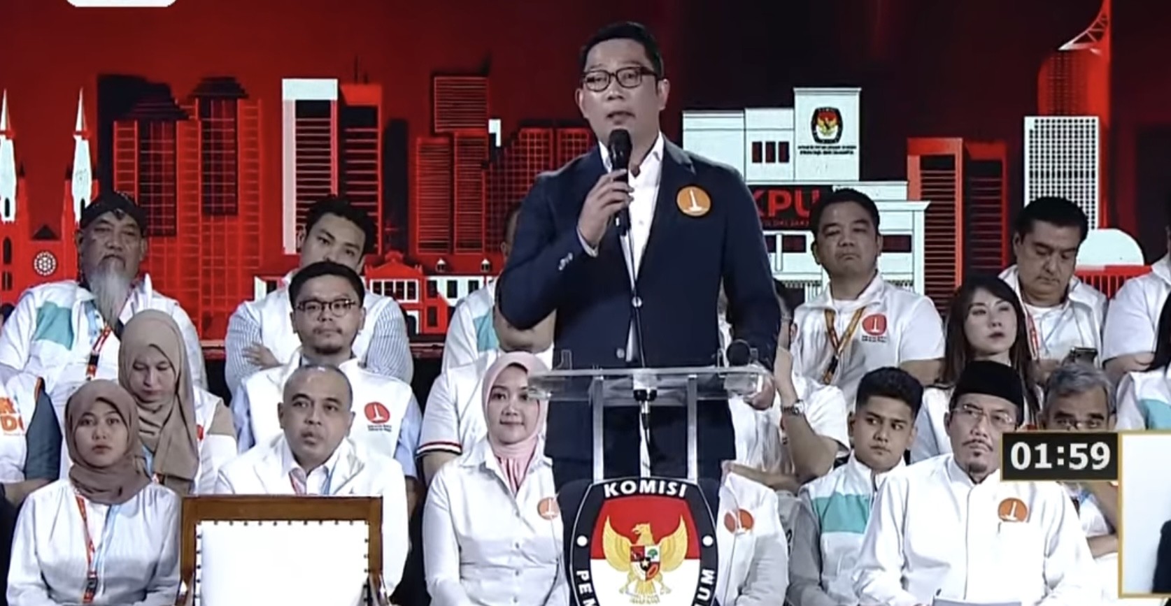 Ridwan Kamil: Mari Satukan Jakarta dengan Coblos Nomor Satu