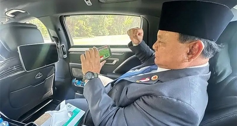 Timnas Cukur Saudi 2-0, Prabowo: Luar Biasa