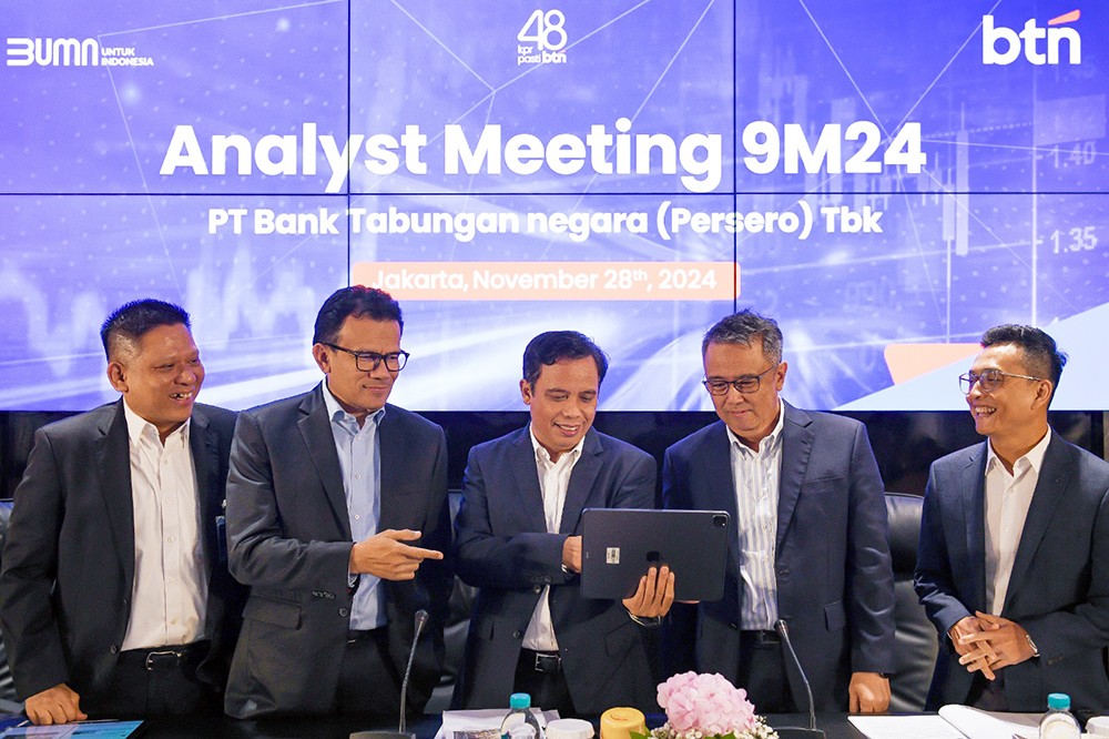 Kinerja Kuartal III 2024, BTN Salurkan Kredit dan Pembiayaan Capai Rp356 Triliun