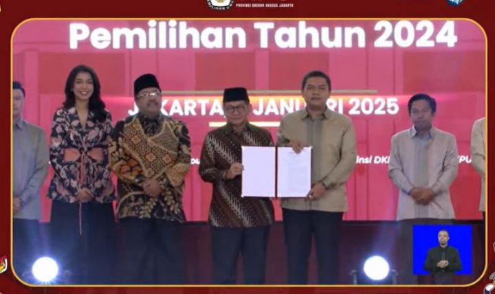 Sah! KPU Tetapkan Pramono-Rano Sebagai Gubernur dan Wagub Jakarta Terpilih