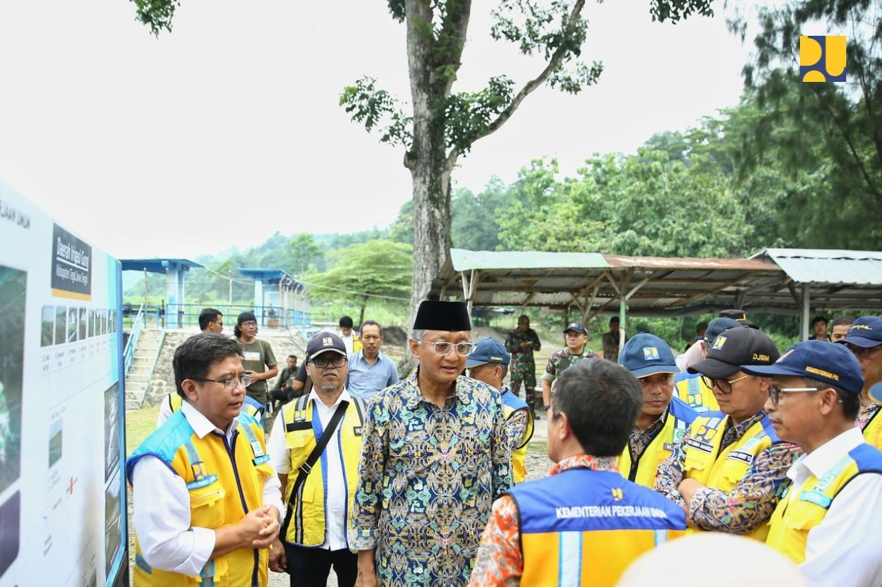 Dukung Swasembada Pangan, Menteri PU Dorong Rehabilitasi Daerah Irigasi Gung Tegal