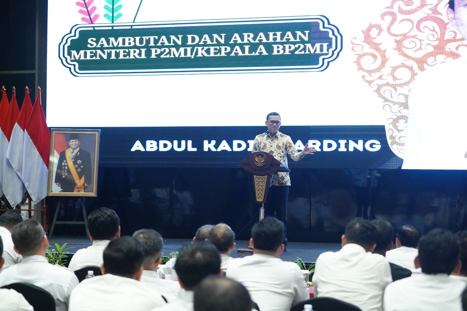Karding Ingatkan Jajarannya: Jaga Integritas, Jangan Korupsi