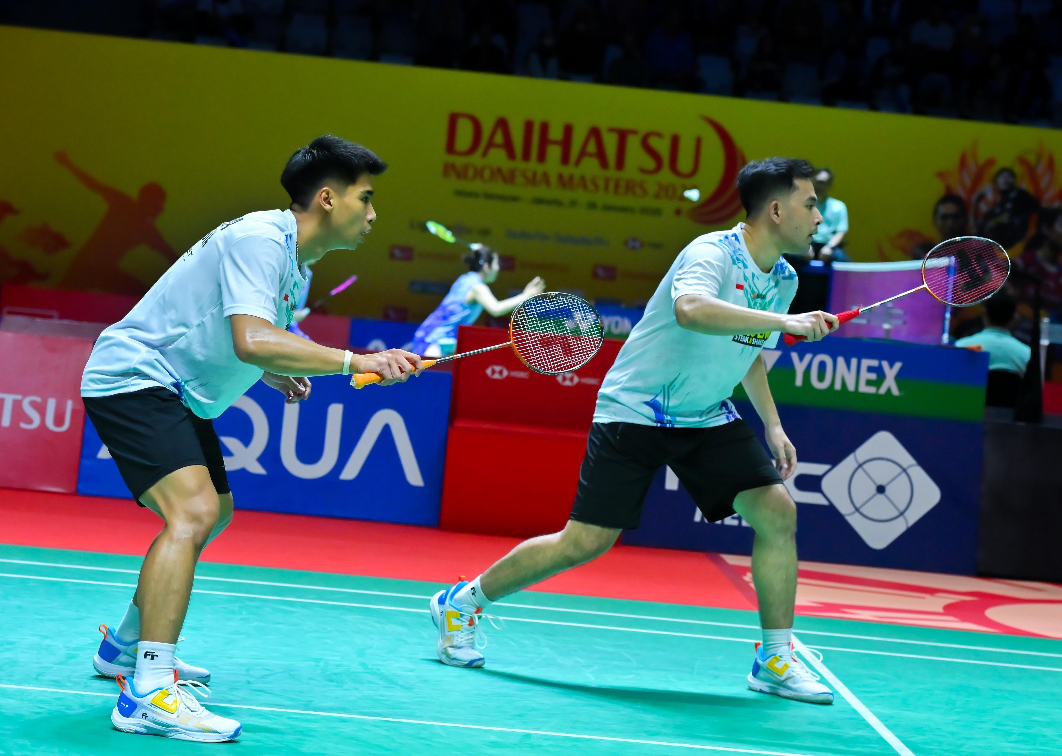 Ganda Cina Hentikan Langkah Sabar/Reza di Indonesia Master 2025