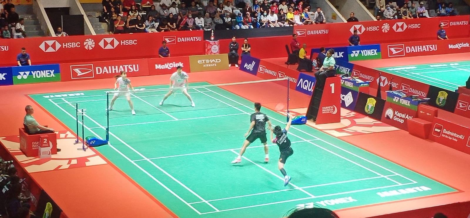 Dejan/Fadia Tumbang di Tangan Goh/Lai pada Indonesia Masters 2025
