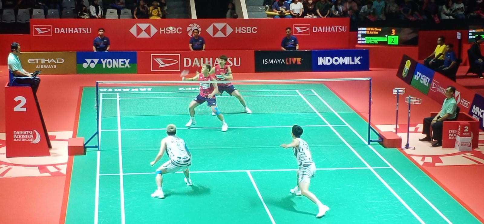 Ke Final Indonesia Masters 2025, Man Wei Chong/Kai Wun Tee Tumbangkan Aaron Chia/Soh Wooi Yik