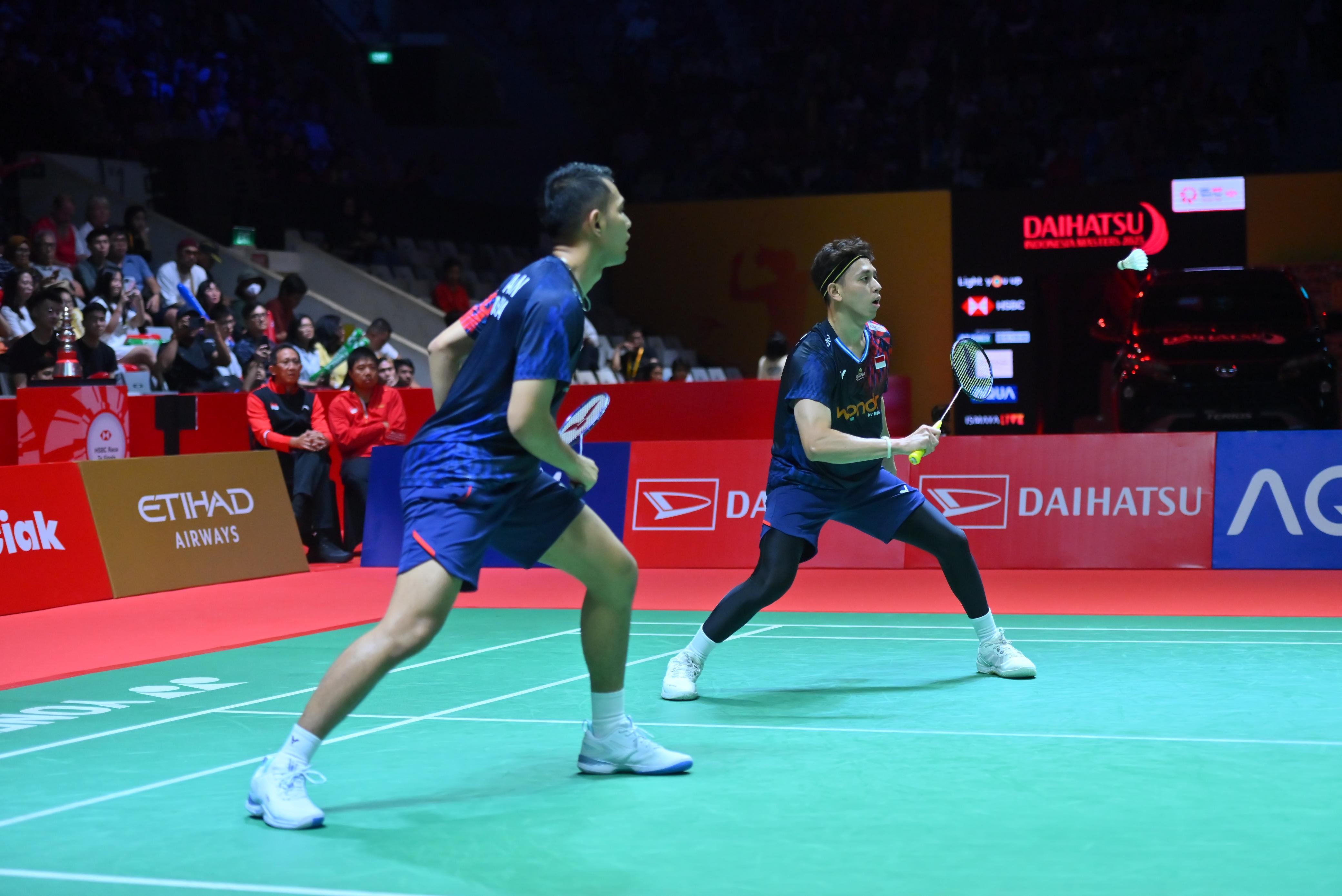 Fajar/Rian Pastikan Tiket Final Indonesia Masters 2025 tantang Ganda Malaysia