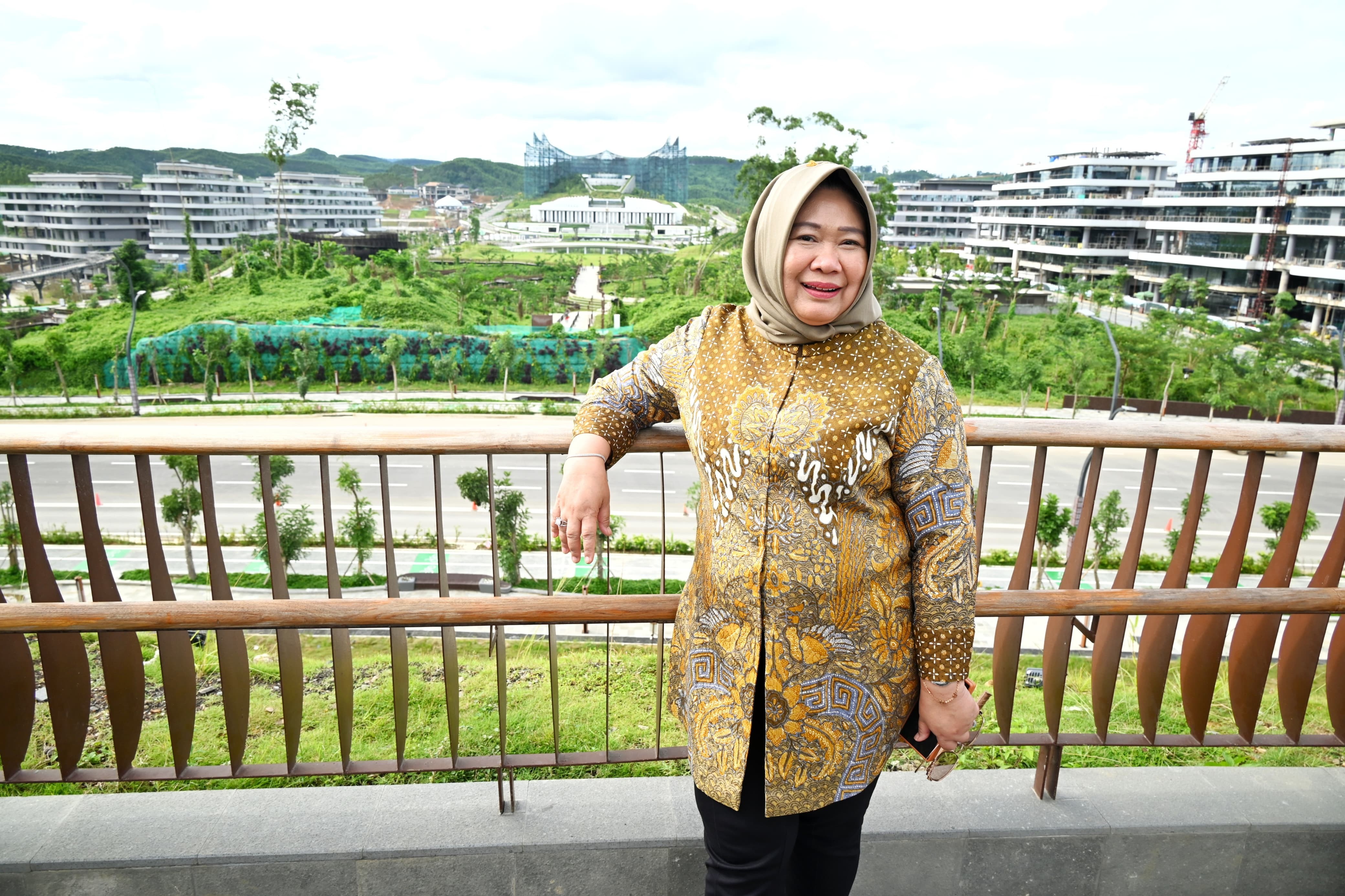 Dampingi Pimpinan MPR Kunjungi IKN, Siti Fauziah Sebut Setjen MPR Dukung Percepatan Ibu Kota Baru