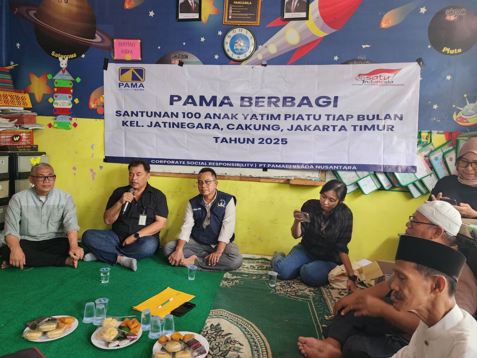 Awali Tahun 2025, PAMA Berikan Santunan Kepada 100 Anak Yatim dan Piatu