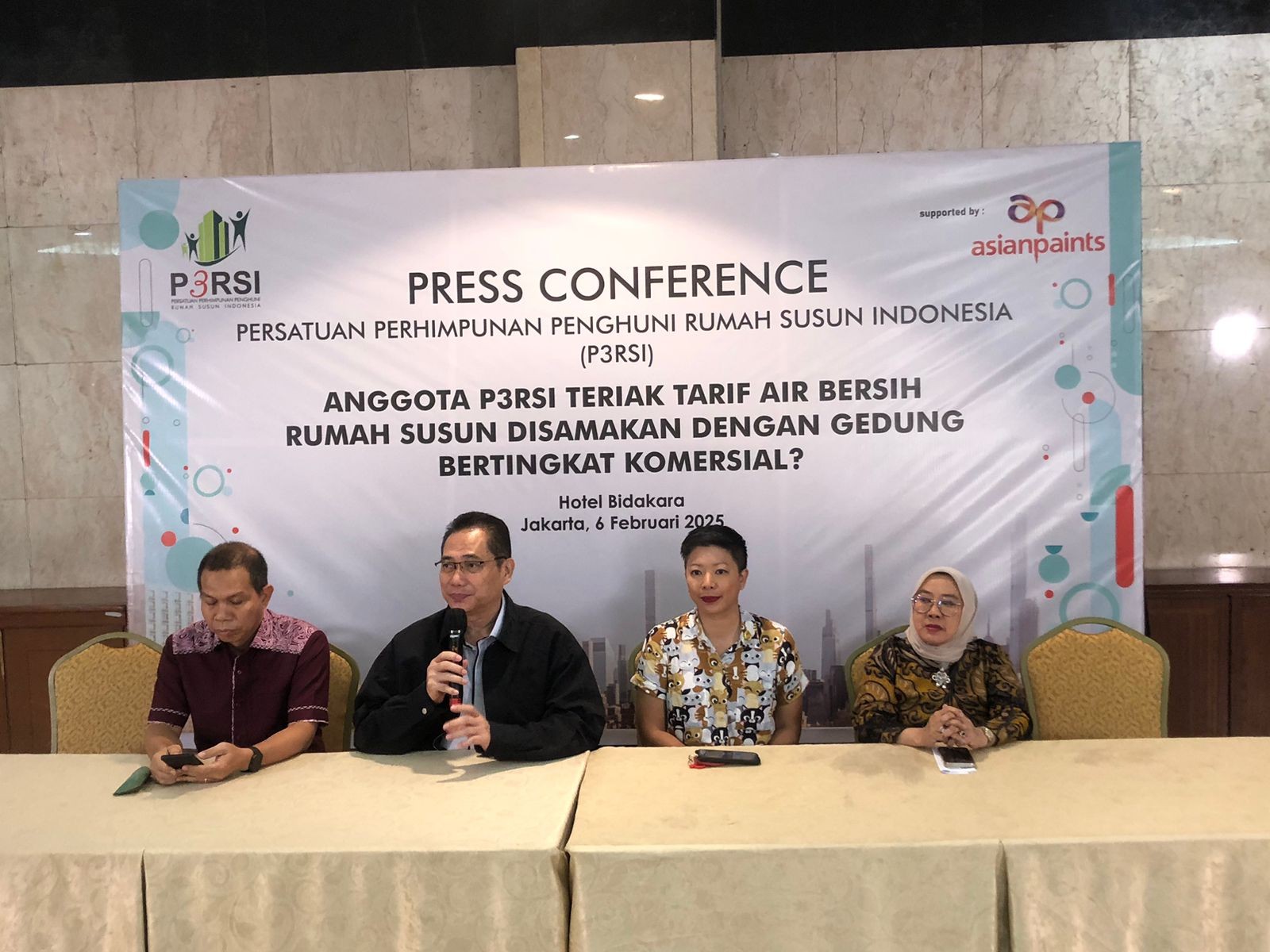 Tak Digubris PAM Jaya, P3RSI Minta Pemprov Tunda Kenaikan Tarif Air Rusun