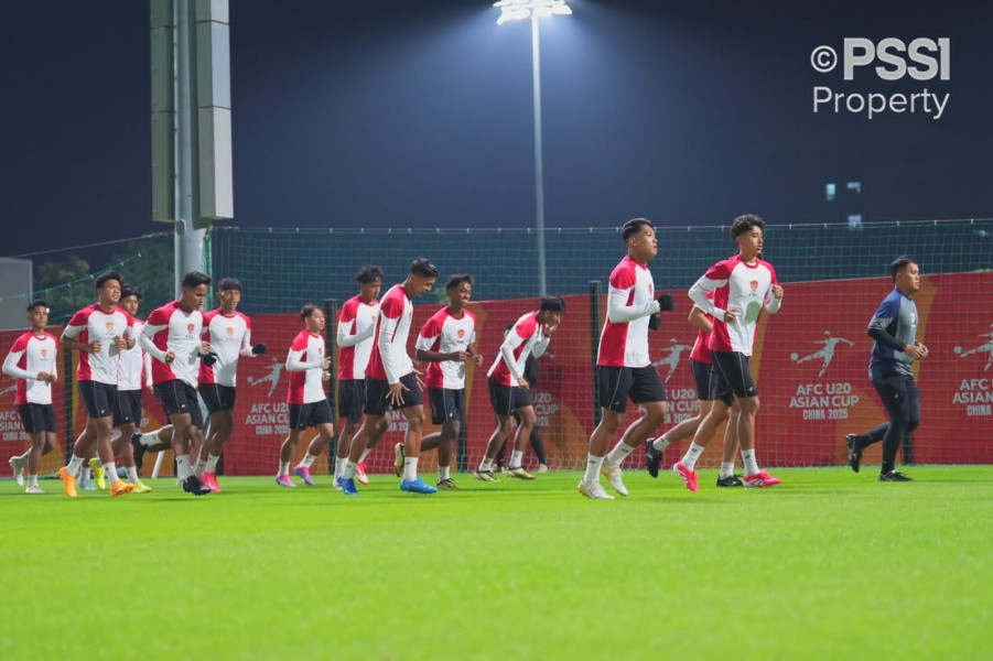 Timnas Indonesia U-20 Terus Mantapkan Persiapan Jelang Laga Perdana Piala Asia U-20 2025